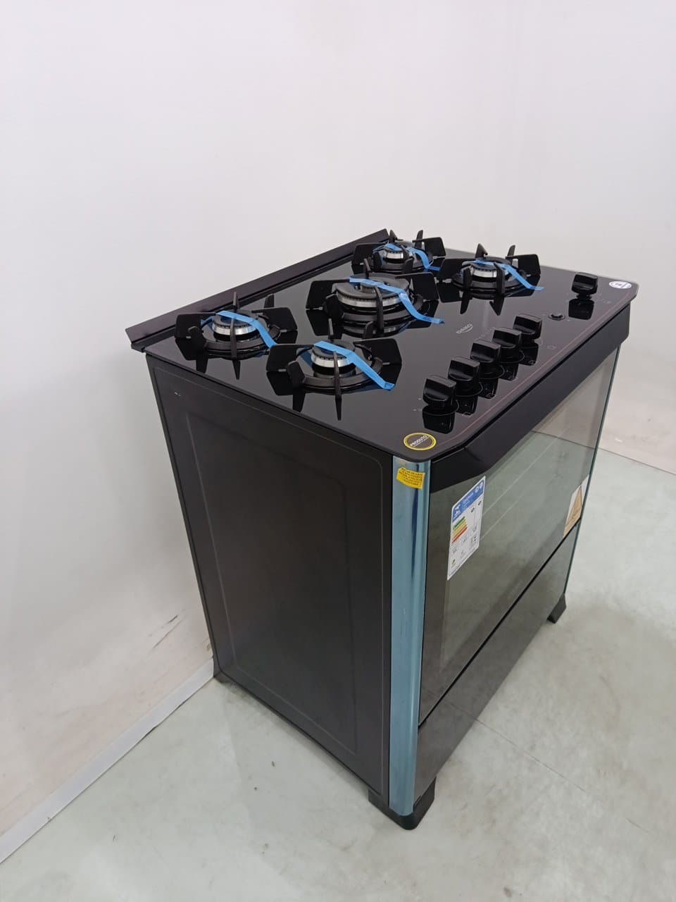 Miniatura 2 de Fogao Dako 5 Bocas Mesa De Vidro Magister - Preto