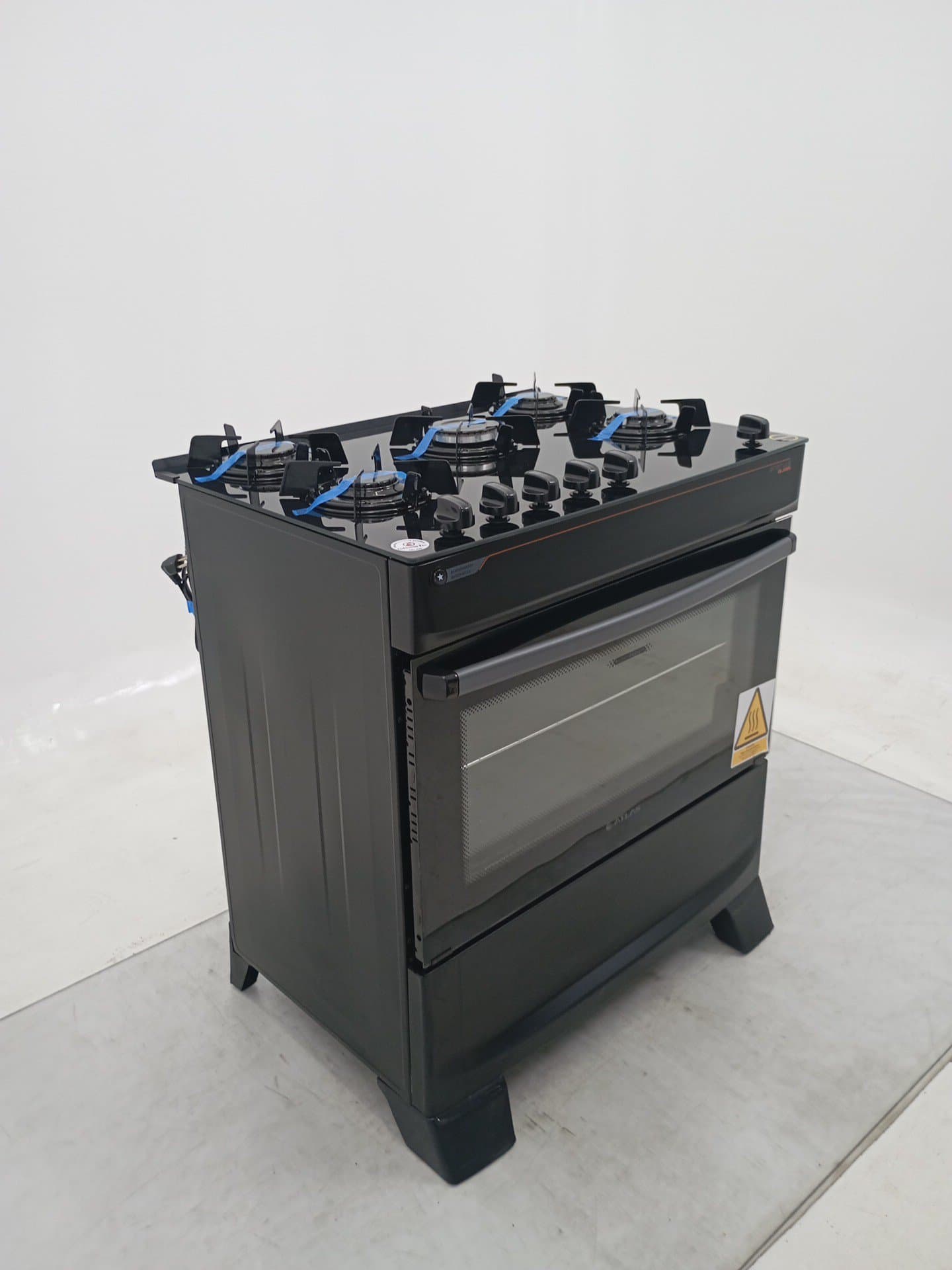 Miniatura 2 de Fogao Gas 5q Atenas Glass Pto 26